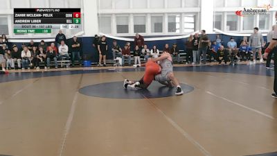 197 lbs Round Of 32 - Zahir McLean- Felix, Cornell vs Andrew Liber, Bellarmine