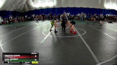 72 lbs Round 1 (6 Team) - Trenton Hosom, CP Wrestling vs Kash Kennedy, Silo WC