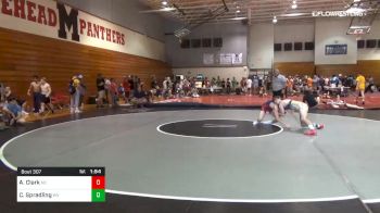 126 lbs Round Of 16 - Andrew Clark, Nc vs Colton Spradling, Wv