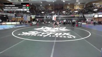 157 lbs Cons. Round 1 - Kade Osborn, Kingman Hs vs Delaney Herrman, Leon-Bluestem Hs
