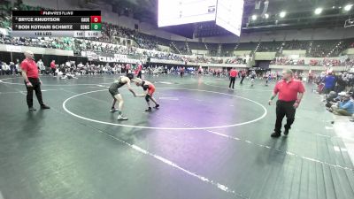 138 lbs Bryce Knudtson, Kaukauna vs Bodi Kothari Schmitz, Brown Deer/Mess./Shore.