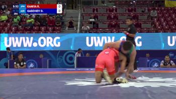 74 kg Finals 1-2 - Ryunosuke Kamiya, Japan vs Dzhabrail Gadzhiev, Azerbaijan