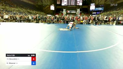 157 lbs Rnd Of 128 - Vince Bouzakis, PA vs Konlin Weaver, GA