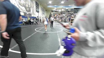 125 lbs Champ. Round 2 - Allyah Castrejon Campos, Littlerock vs Kailynn Santa Maria, Santa Fe