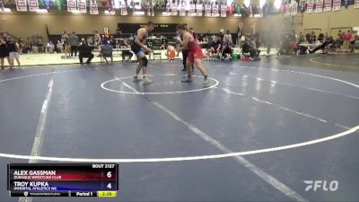 190 lbs Cons. Semi - Alex Gassman, Dubuque Wrestling Club vs Troy Kupka, Immortal Athletics WC