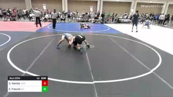 132 lbs Consolation - Sergio Ramos, Thorobred WC vs Ethan Freund, Mat Sense