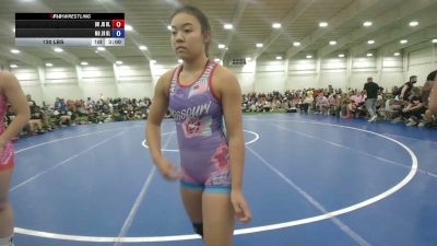 120 lbs Mackenzie Carder, Ohio Blue vs Natalie Nammavaly, Missouri Blue