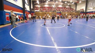 110 lbs Quarterfinal - Bubba Siegel, Raw Wrestling Club vs Raleigh Patronek, Skiatook Youth Wrestling