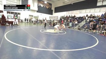 120 lbs Quarterfinal - Troy Montero, La Mirada vs Patrick Leffard, Chaparral