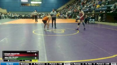 3 - 132 lbs Cons. Round 2 - Walter Pilkey, Charlottesville HS vs Ethan Register, Warren County