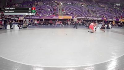 133 lbs Placement Matches (16 Team) - Erick Hair, Southeastern vs Luke Rioux, Indiana Tech