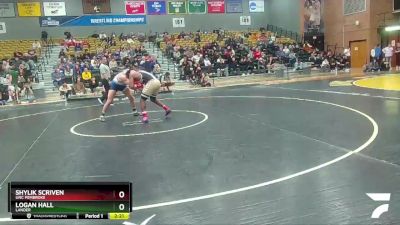 184 lbs 1st Place Match - Logan Hall, Lander vs Shylik Scriven, UNC Pembroke