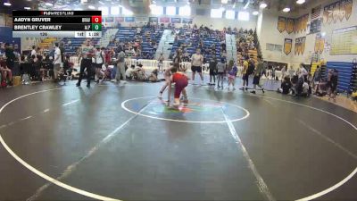 126 lbs Quarters & Wb (16 Team) - Brentley Crawley, Alpha WC vs Aadyn Gruver, Braves WC