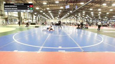106 lbs Consi Of 64 #2 - Gavin Espinola, MA vs Hudson McFate, GA