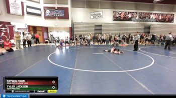 70 lbs 3rd Place Match - Tyler Jackson, Team Prestige vs Taysen Prom, Bear River Junior High