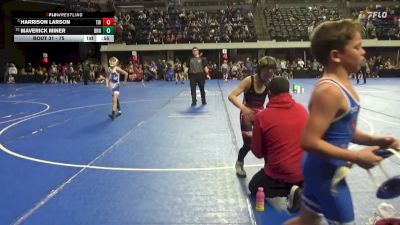 75 lbs Champ. Round 2 - Maverick Miner, Westfield Razorbacks Wrestling vs Harrison Larson, Thorn Wrestling