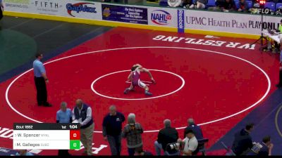 103 lbs Final - Wyatt Spencer, Wyalusing vs Mateo Gallegos, Dubois