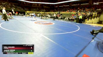 175 Class 2 lbs Champ. Round 1 - Aaron Keene, St. Francis Borgia vs Will Golder, Clinton