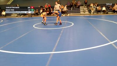 91-92 lbs Round 3 - Isaac Pike, Lexington vs Carlos Escobar, Gibbon
