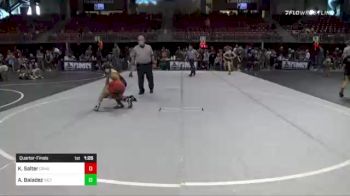 89 lbs Quarterfinal - Kouper Salter, CrassTrained vs Adam Baladez, Victory Training Center