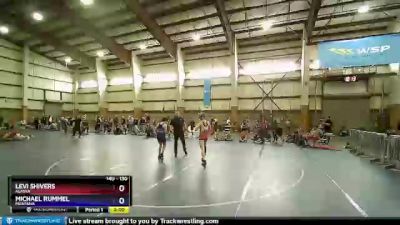 130 lbs Cons. Round 2 - Levi Shivers, Alaska vs Michael Rummel, Montana