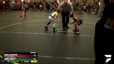 50 lbs Round 5 - Gabe Reisch, American Dream vs Ricky Piontek, Elite Wrestling