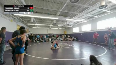 77 lbs Quarterfinal - Francisco Roman, Riverton Middle School vs Brannock Rambo, Shoshoni Junior High School