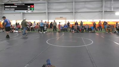 48 lbs Round 1 (8 Team) - Asher Haugen, Donahue WA vs Judah Kash, Rogue WC