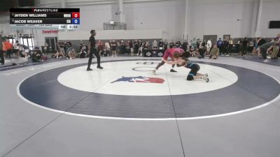 165 lbs 1st Place Match - JayDen Williams, Wrestling University vs Jacob Weaver, CIA