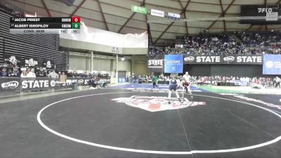 Boys 3A 120 lbs Cons. Semi - Jacob Priest, Kennewick vs Albert Isrofilov, Kent Meridian