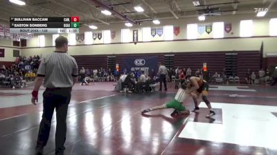 138 lbs Cons. Round 1 - Easton Sonberg, Osage vs Sullivan Baccam, Carlisle