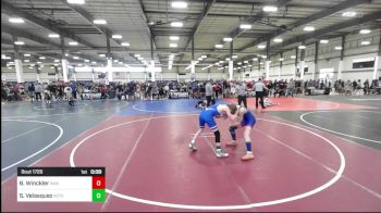 123 lbs Consi Of 16 #2 - Brian Winckler, AHA Patriots Wrestling vs Shawn Velasquez, Aztec WC