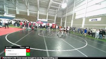 138 lbs Cons. Round 2 - Jaxton Greenman, Maple Mountain vs Vinson Moe, Alta