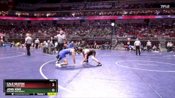 3A-132 lbs Quarterfinal - John King, Waukee Northwest vs Cale Seaton, Iowa City, City High