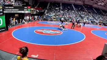 2A-113 lbs Champ. Round 1 - Dax Swain, Appling County vs Lachlen Behrndt, Morgan County