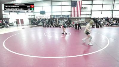 145 lbs Quarterfinal - Samantha Reynolds, Juab vs Madyson Davis, Grantsville