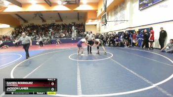 157 lbs Champ. Round 1 - Damien Rodriguez, Wickenburg vs Jackson Lamer, Flagstaff