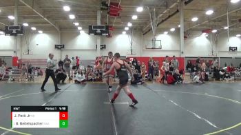 Round 2 - Brooks Beitelspacher, Siouxland Wrestling Academy vs Justin Peck Jr, Nebraska Boyz