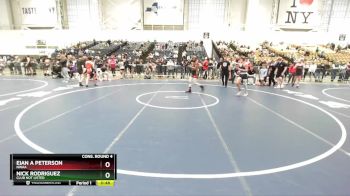 124 lbs Cons. Round 4 - Eian A Peterson, NWAA vs Nick Rodriguez, Club Not Listed
