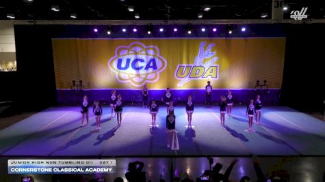 Cornerstone Classical Academy [2025 Junior High Non Tumbling DII Day 1] 2025 UCA Florida Regional