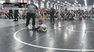 65 lbs Round 1 (9am Saturday) - Alessandra Marquez, Cali Pink vs Sylvia Brillhart, Team VA/USA