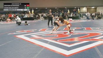 106 lbs Round Of 32 - Grayson Schroeder, MN vs Chase Miller-Smith, OH