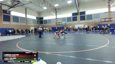 110lbs Cons. Round 6 - Lucy Dalseg, Everett (Girls) vs Larissa Fulton, Castle Rock (Girls)