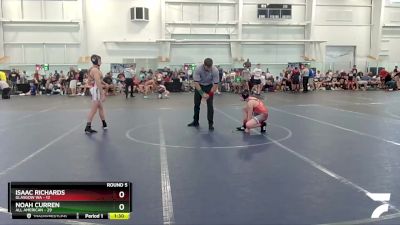 105 lbs Round 5 (6 Team) - Isaac Richards, Glasgow WA vs Noah Curren, All American