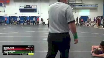 149 lbs Quarterfinal - Daniel Ruiz, Loras vs Landon Card, Cornell College