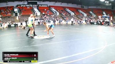 135 lbs Quarterfinal - Amelia Oxley, Perry HS vs Elyse Morales, Mattawan