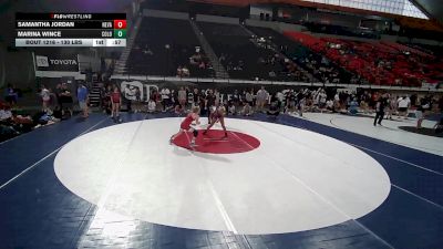 102.5-112 lbs Cons. Semis - Marina Wince, Colorado vs Samantha Jordan, Nevada