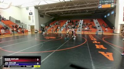 70 lbs Round 1 - Bodie Kistler, Sheridan vs Jax Taylor, Cody Wrestling Club