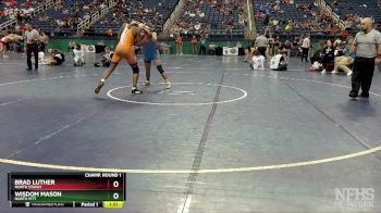 2A 190 lbs Champ. Round 1 - Wisdom Mason, North Pitt vs Brad Luther, North Stanly