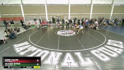 140 lbs Semis (4 Team) - Victoria Byrne, Mat Demons vs Avery Colvin, Utah Green